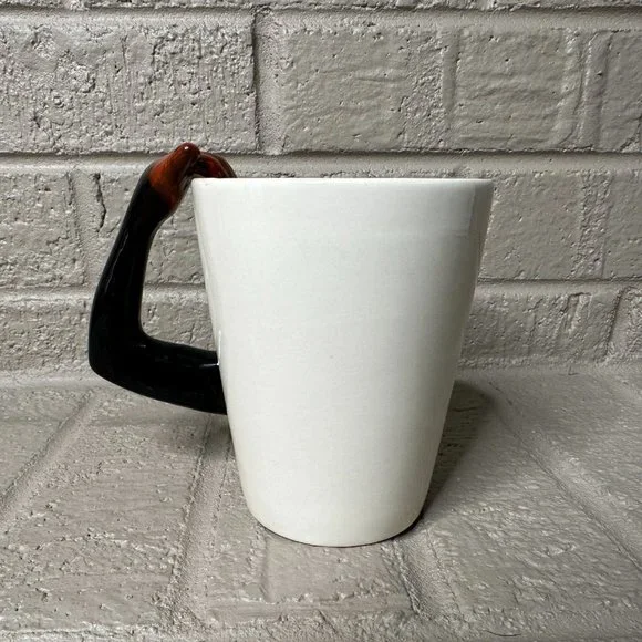 World Market Monkey Chimp Ape Coffee Tea Mug Cup Arm is Handle - Picture 3 of 5